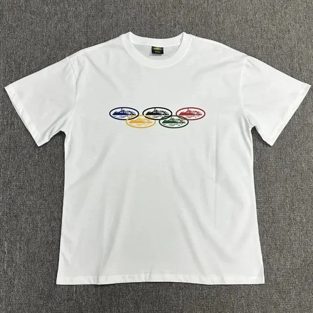 Olympic Rings Tee Embroidered Rings
