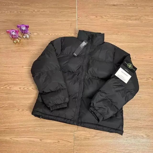Stone Island Down Jacket Black