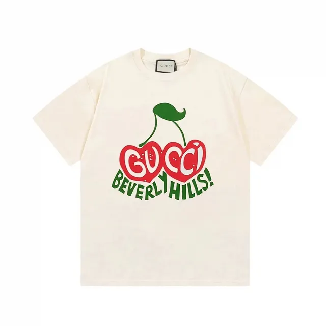 Gucci Cherry Graphic Tee Beverly Hills