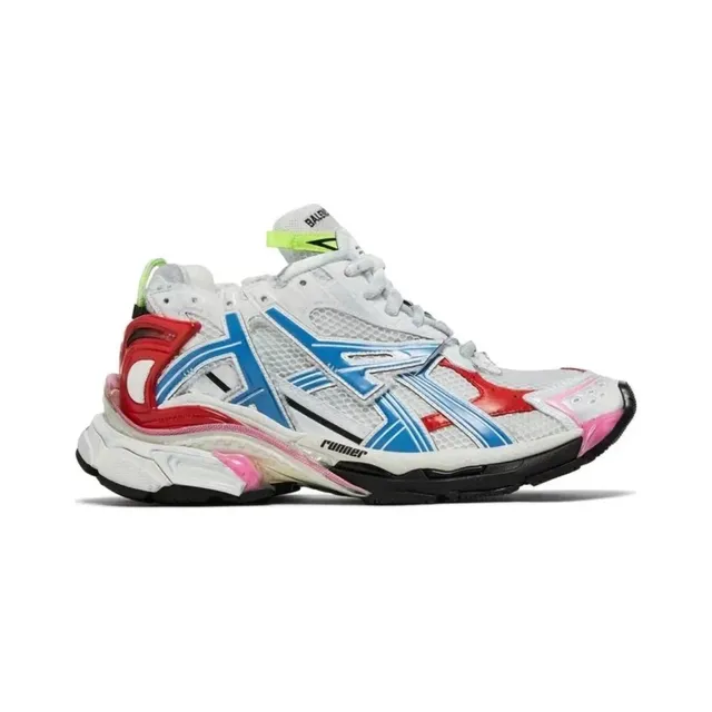 White Red Blue Pink