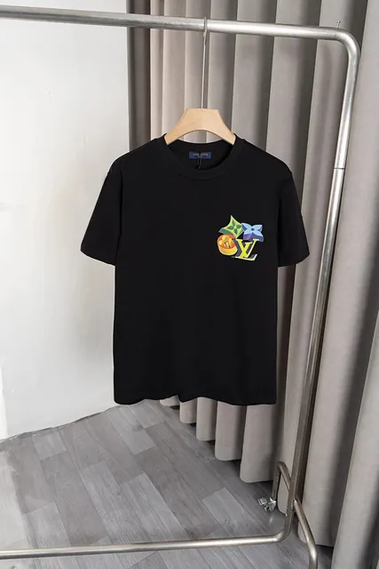 Louis Vuitton T-Shirt Multicolor Flower LV Print