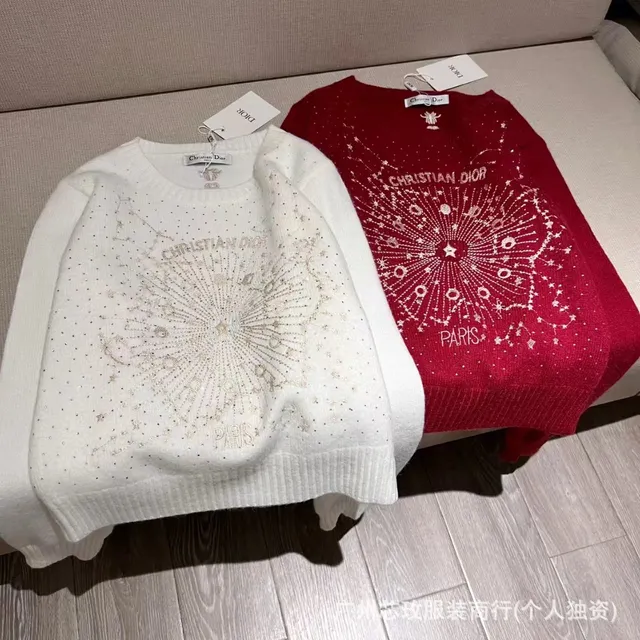 Dior Embroidered Sweater Constellation Motif