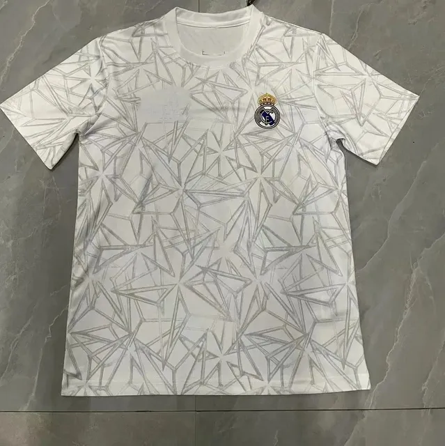 Real Madrid × Adidas Training Jersey Geometric Print