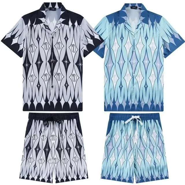 Marc Jacobs Printed Short Set Geometric Diamond Pattern