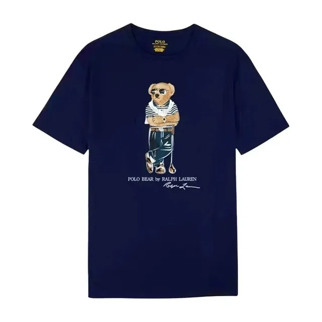 Polo Ralph Lauren Polo Bear Tee Navy with Embroidered Bear