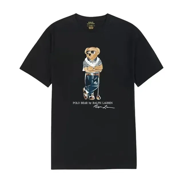 Polo Ralph Lauren Polo Bear Tee Black with Graphic Print