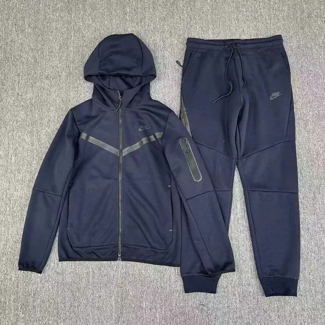 Nike Tech Fleece Hoodie and Joggers All Black