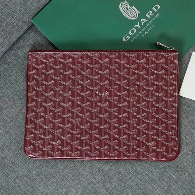 Goyard St. Louis Pouch Chevron Print