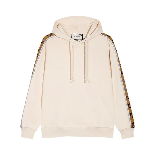 Gucci Hooded Sweatshirt GG Tape Sleeve