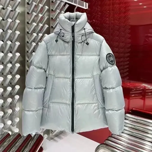 Canada Goose Puffer Jacket Metallic Silver