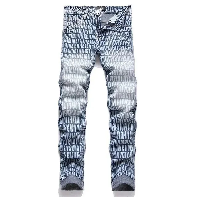 Logo Print Jeans All-Over AMIRI Logo