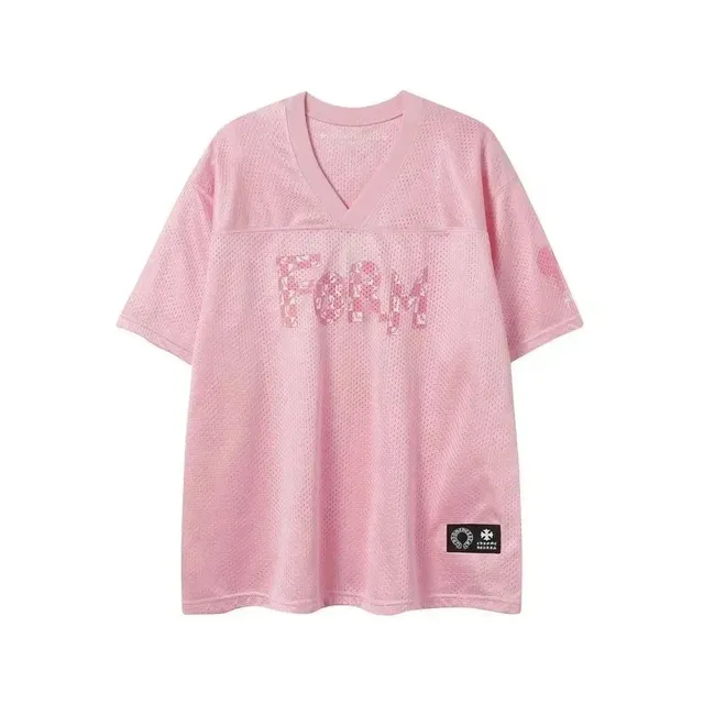 Broken Planet Mesh V-Neck Top