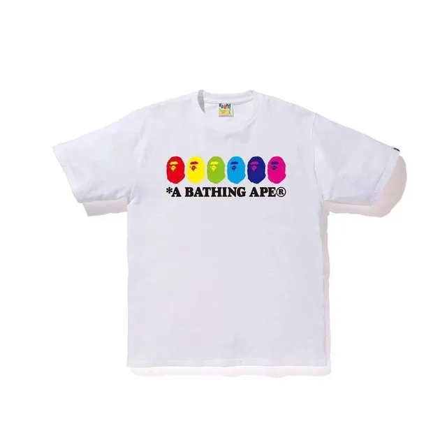 BAPE T-Shirt Rainbow Ape Head Print