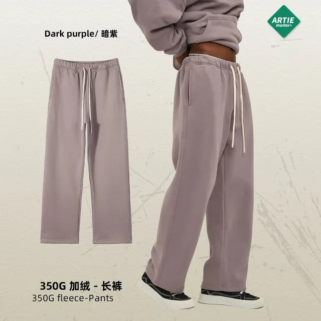 Artie Master 350G Fleece Pants Dark Purple