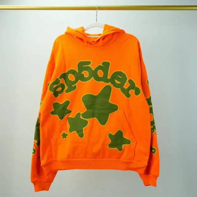 Sp5der Hooded Sweatshirt Star Graphic