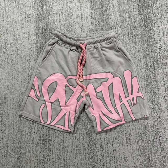 Syna World Graffiti Shorts Pink Logo