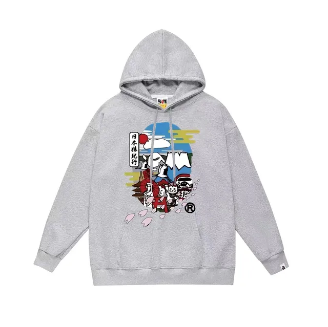 BAPE Hoodie Japan Travel Graphic