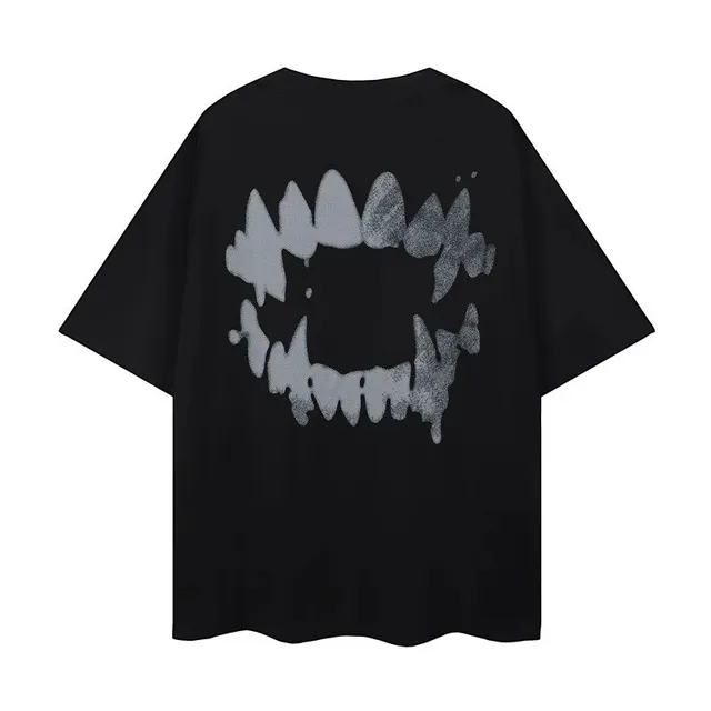 Corteiz Oversized Tee Shark Teeth Print