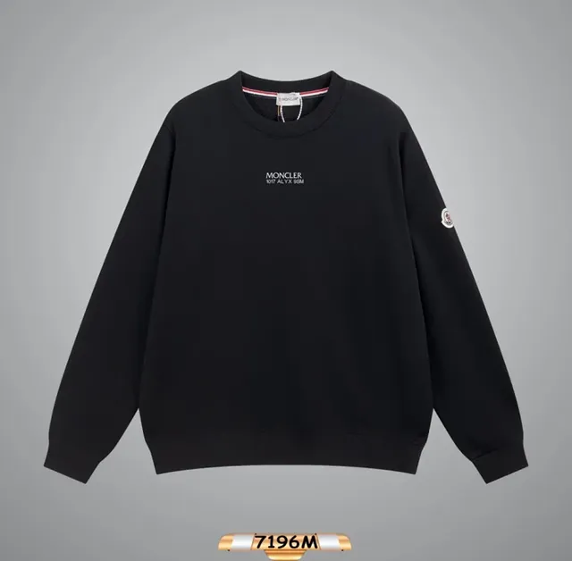 Moncler Crewneck Sweatshirt Logo Embroidery