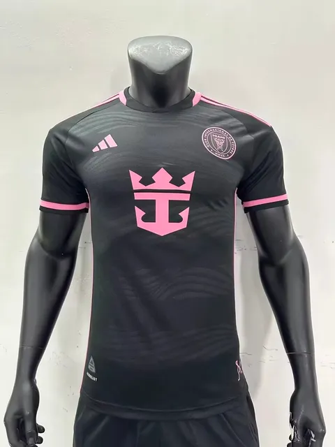Adidas Inter Miami CF Third Jersey Black Pink Crown