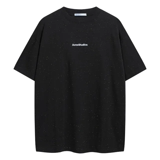Acne Studios Logo T-Shirt Speckled