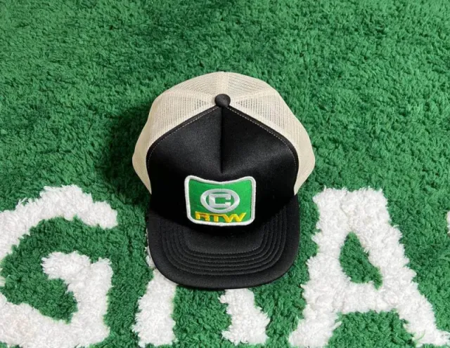 C Letter Trucker Hat Black