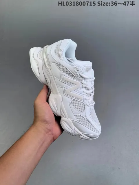 New Balance 9060 Triple White