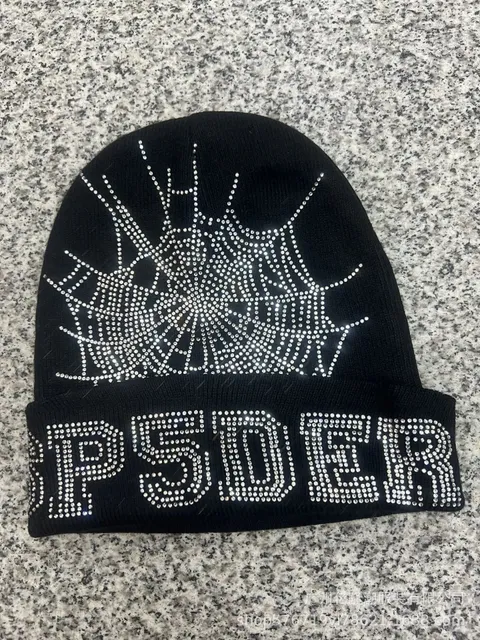 Sp5der Beanie Crystal Embellished