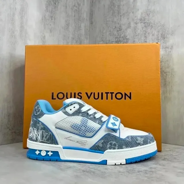 Louis Vuitton LV Trainer Monogram Denim