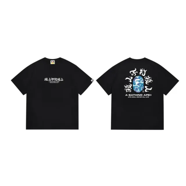 BAPE Graphic T-Shirt Ape Head Camo Print