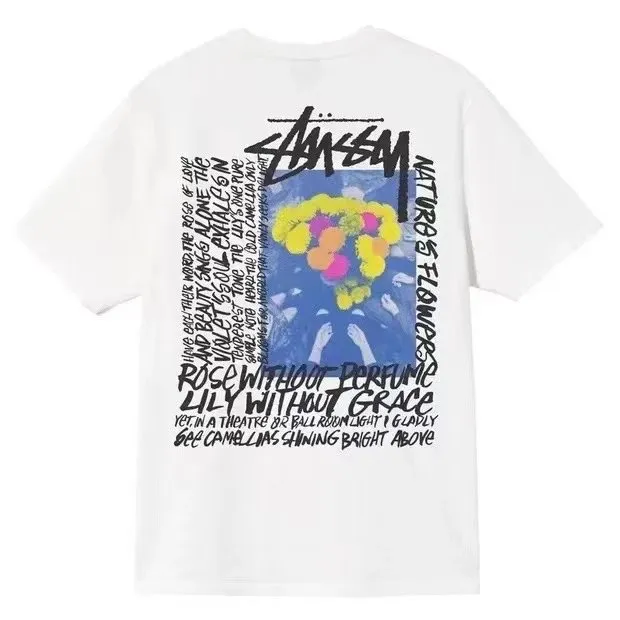 Stüssy Graphic Tee Nature's Flowers Print