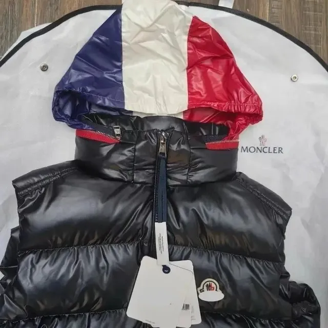Moncler Puffer Vest Tricolor Hood