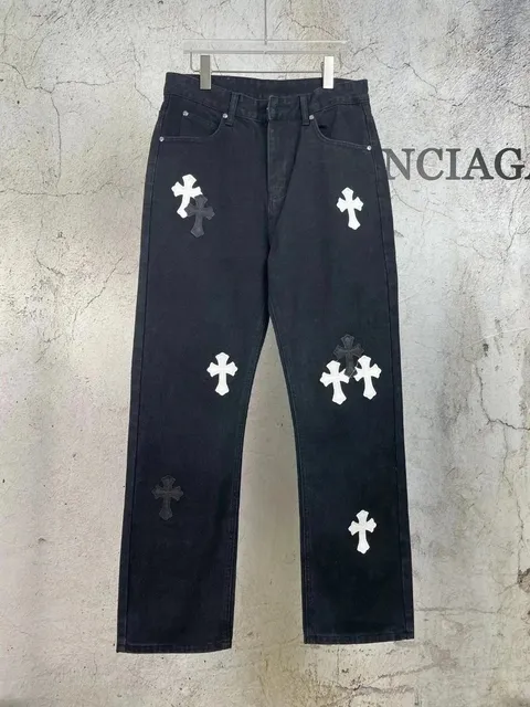 Chrome Hearts Cross Patch Jeans