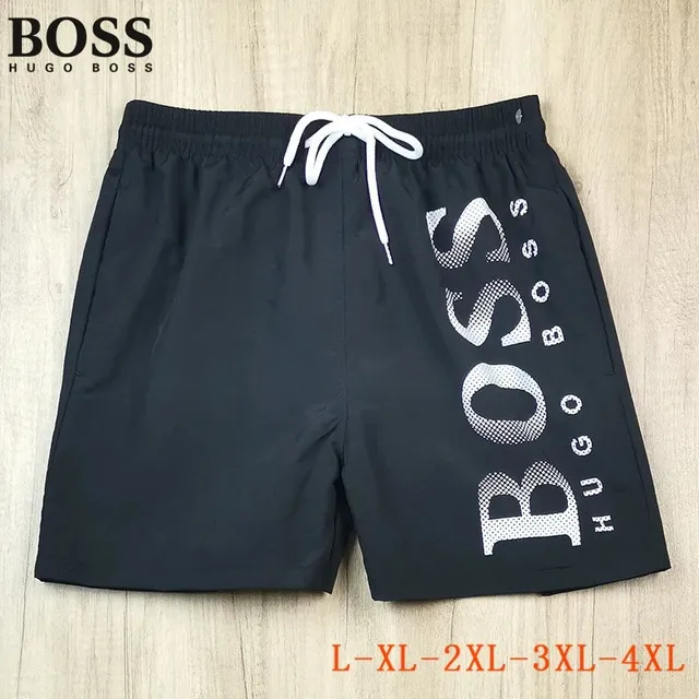 Hugo Boss Logo Swim Shorts Large Print