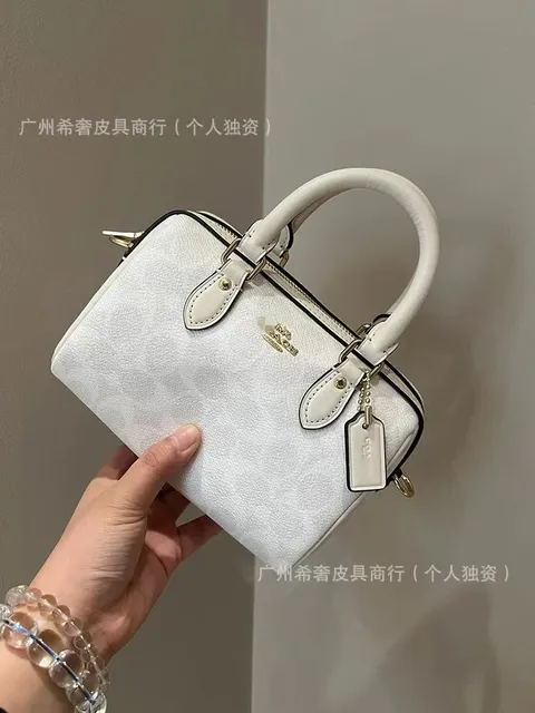 Coach Mini Box Bag Signature PVC