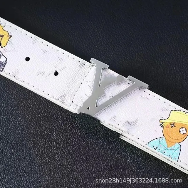 白涂鸦银扣