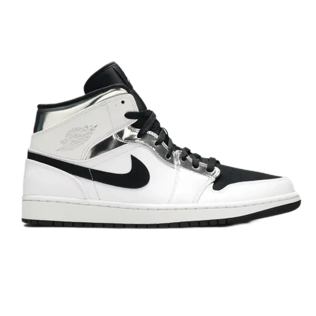 Air Jordan 1 Mid Metallic Silver