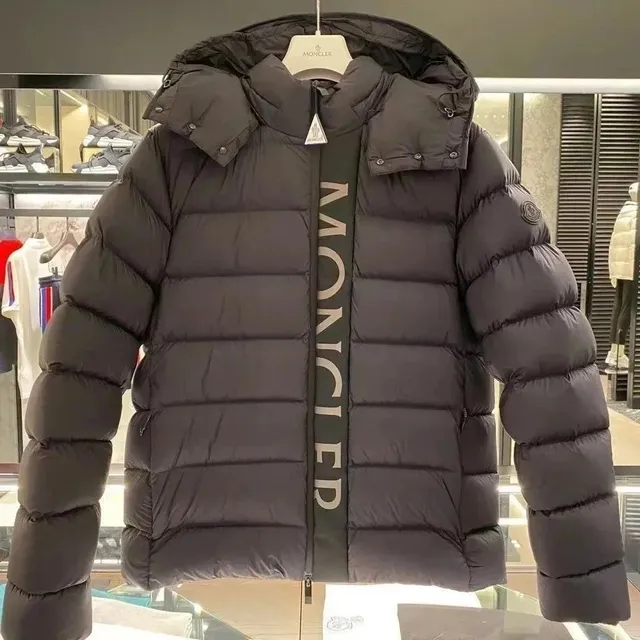 Moncler Puffer Jacket Logo Tape