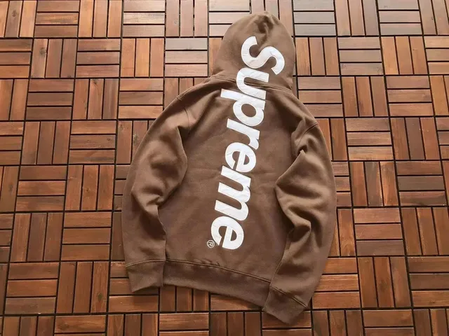 Supreme Box Logo Hoodie Brown