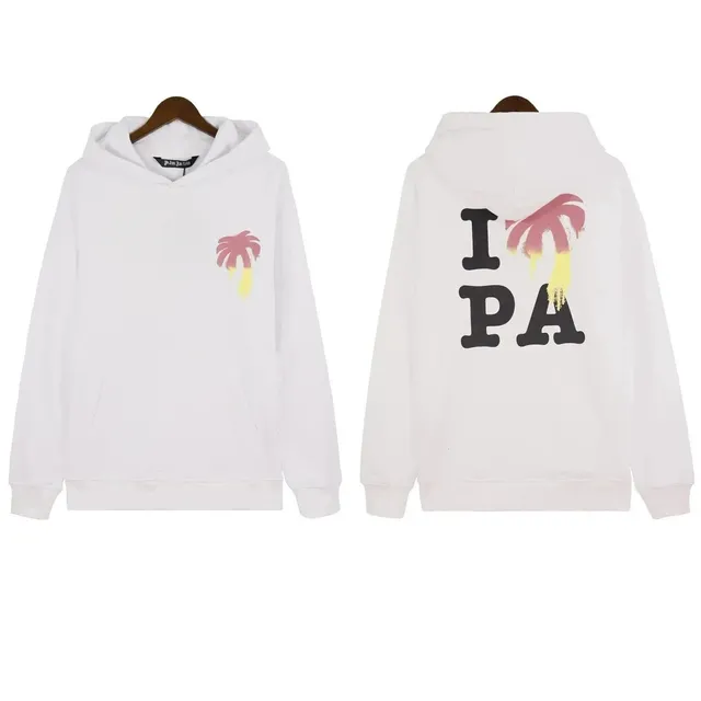 Palm Angels Hoodie Palm Tree Print