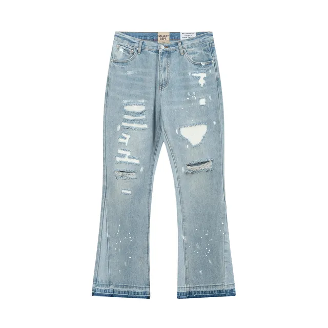 Gallery Dept. Distressed Flare Jeans Art on Display
