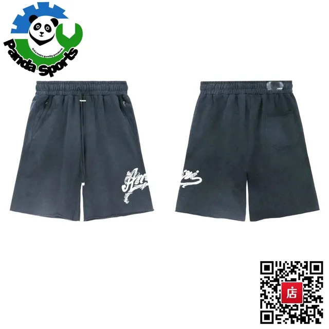 Amiri Logo Shorts Script Logo
