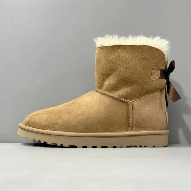 UGG 单丝带蝴蝶结 栗色 1016501-CHE