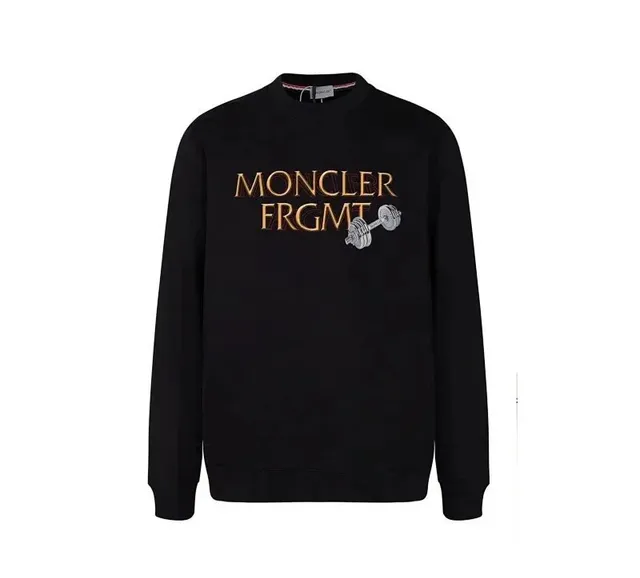 Moncler × Fragment Design Crewneck Sweatshirt Fragment Dumbbell Logo