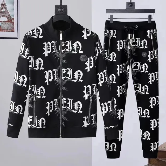 Philipp Plein Logo Print Track Set All-Over Print