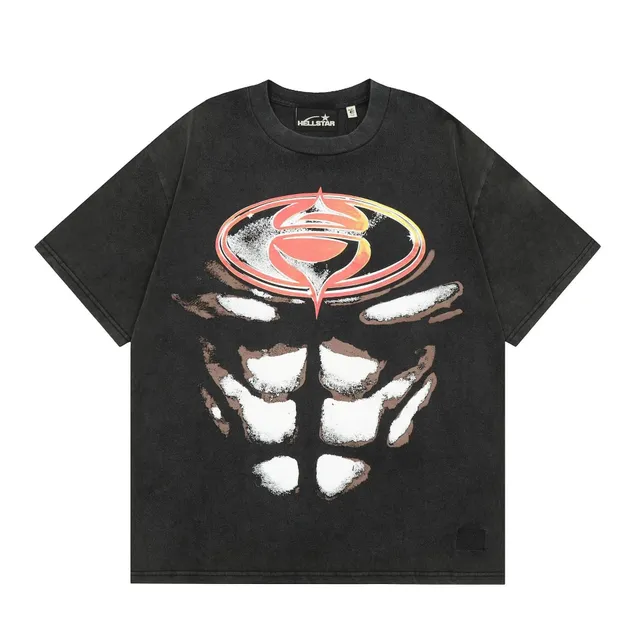 Hellstar Graphic Tee Six-Pack Abs Print
