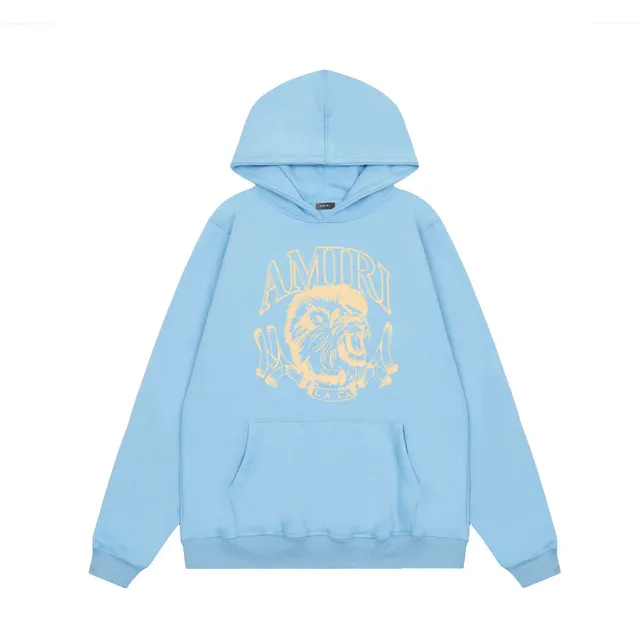 Amiri Hoodie Lion Logo