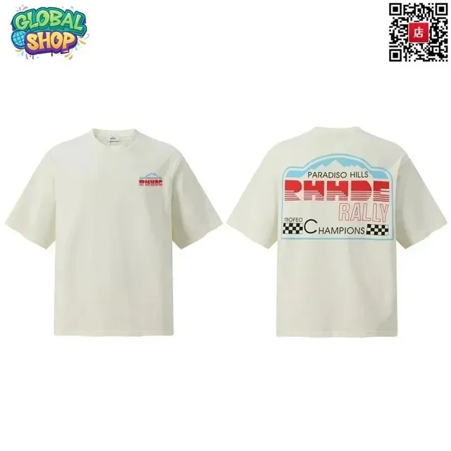 Rhude Rally Tee Paradiso Hills Graphic