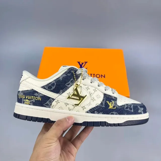 Nike × Louis Vuitton Dunk Low LV Monogram Denim