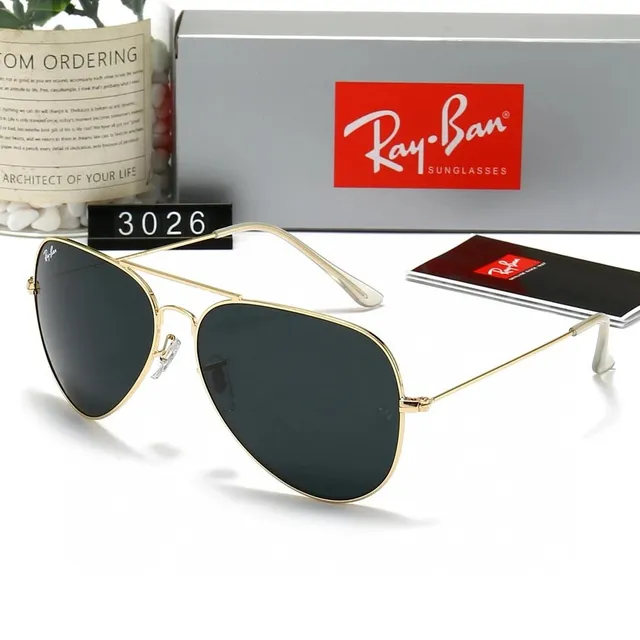 Ray-Ban Aviator Gold Frame with Green Lens